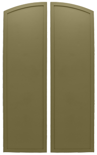 Flat Panel Elliptical Top