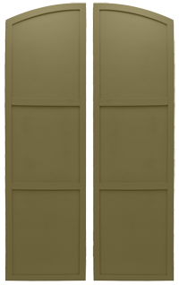 Flat Panel Elliptical Top 3 Panel
