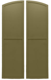 Flat Panel Elliptical Top Split Panel