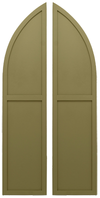 Flat Panel Full Arch Top Split Panel