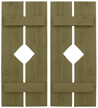 Two Plank Flat Top Diamond Center