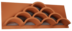 TV-10 Hole Half Round