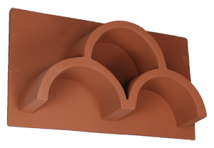 TV-3 Hole Half Round