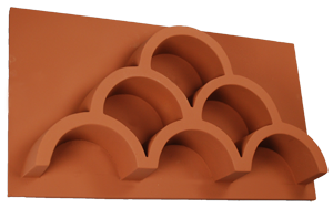 TV-6 Hole Half Round